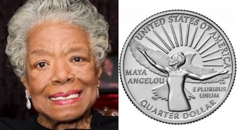 Maya Angelou yabaye umwiraburakazi wa mbere washyizwe ku giceri cy’amadorali ya Leta Zunze Ubumwe za Amerika