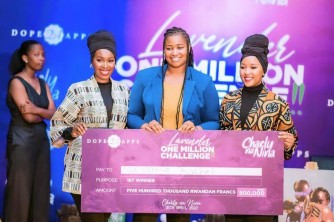 Charly na Nina bahembye Miliyoni n’ibihumbi 100 abakobwa bahize abandi mu marushanwa ya "Lavender 1 Million Challenge"-AMAFOTO