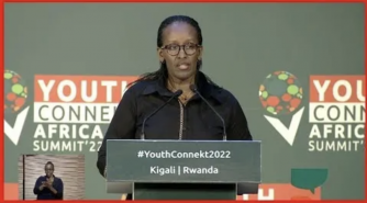 Madame Jeannette Kagame yagejeje Ijambo kubitabiriye Youth Connekt Africa Summit 2022
