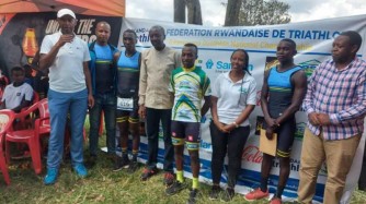 Triathlon: Hakizimana na Uwizeye nibo begukanye “Rwamagana Duathlon National Championship 2022"
