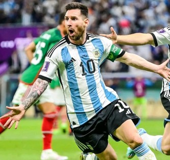 Igikombe cy'isi: Argentine yatsinze Mexico Lionel Messi yongera kumwenyura