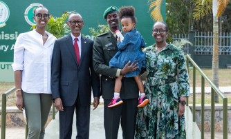 Madamu Jeannette Kagame yashimye umuhungu we Ian Kagame winjiye muri RDF- AMAFOTO