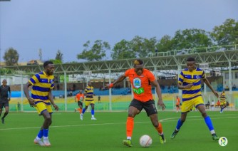 Gasogi United yanganyije na Sunrise FC mu mukino w'abafana mbarwa - AMAFOTO