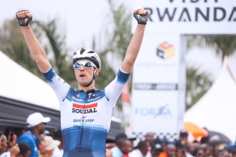 Ethan Vernon niwe wegukanye agace ka mbere ka Tour du Rwanda 2023