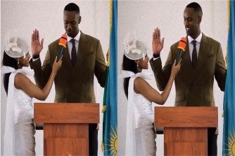 Uwineza Kelly yasezeranye mu mategeko na 2nd Lt David mu muhango witabiriwe na Ange Kagame-AMAFOTO