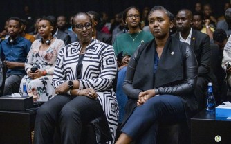 Madamu Jeannette Kagame mu barebye umukino ‘Hate Radio’ ushushanya amacakubiri yabibwe na RTLM-AMAFOTO+VIDEO