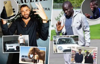 Umwe afite telefone amaranye imyaka 10! Itandukaniro mu mibireho hagati ya Benzema na NG'OLO Kante-AMAFOTO