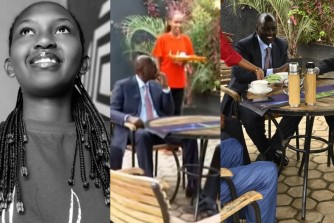 Twaganiriye! Akari ku mutima wa Umwali Joyeuse nyuma yo kuzimanira icyayi Perezida Ruto-AMAFOTO