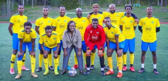 Finland: Ambasaderi Diane Gashumba yasuye RCFF FC irangamiye gutwara igikombe cya Summer League-AMAFOTO