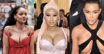 Rihanna, Nicki Minaj mu byamamarekazi 10 bifite amabere arangaza abagabo cyane-AMAFOTO