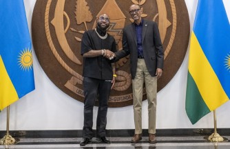 Muri Village Urugwiro no ku kibuga cy'indege! Davido yongeye kwakirwa na Perezida Kagame-AMAFOTO