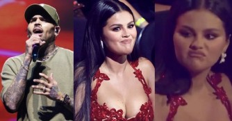 Chris Brown yakozanijeho na Selena Gomez nyuma y'ibyabaye  mu birori bya VMA's 2023