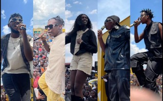 Ibitaramo bya MTN Iwacu Muzika Festival byatangiriye i Burera, abarimo Bushali, Chris Eazy na Bwiza bakurirwa ingofero-AMAFOTO