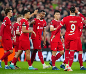 Europa League: Liverpool yanyagiye ikipe ikinamo Umunyarwanda, Mohammed Salah ashyiraho agahigo 