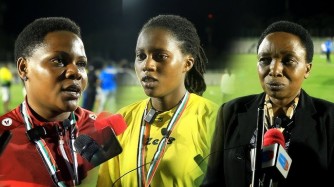 Ibyishimo by'Umutoza, Kapiteni & Perezida ba AS Kigali WFC nyuma yo gutwara Super Cup bastinze Rayon