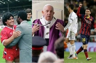 Ntabwo ari Messi bavuka hamwe! Papa Francis yatangaje umukinnyi akunda