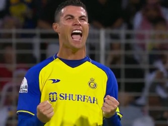Cristiano Ronaldo Celebrates Al Nassr Goal Twice After Var R 895871703278554 