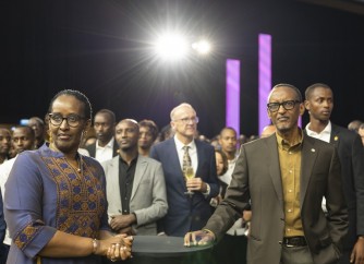 Perezida Kagame yakiriye abantu mu nzego zitandukanye mu birori bisoza umwaka wa 2023-AMAFOTO