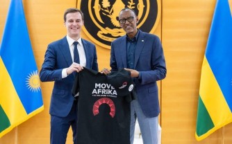 Perezida Kagame yakiriye Hugh Evans uyobora Global Citizen yazanye Kendrick Lamar-AMAFOTO