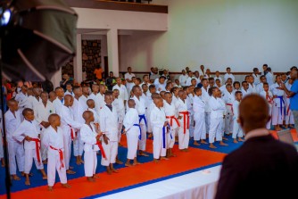 Flying Eagles yegukanye irushanwa rya Zanshin Karate ryakinwaga ku nshuro ya mbere - AMAFOTO