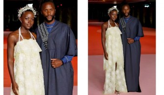 Lupita Nyong'o na musaza we baserukanye imyambaro yakorewe mu Rwanda mu birori bya 'The Academy Museum Gala 2023'