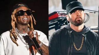 Lil Wayne yemeye ko Eminem ariwe muraperi wenyine wafungura imishumi y'inkweto ze