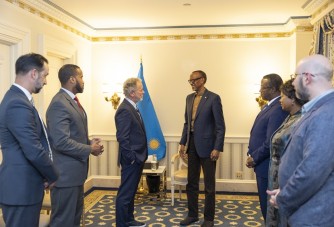 Perezida Kagame yagiranye ibiganiro n'abarimo David Beasley i Washington DC-AMAFOTO