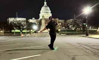 Bruce Melodie yageze i Washington DC yitabiriye Rwanda Day atangamo ikiganiro