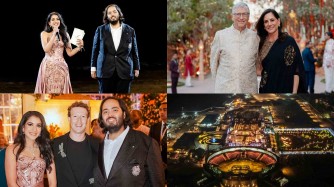 Bill Gates, Zuckerberg na Ivan Trump mu byamamare byitabiriye ibirori by'ubukwe bwa Anant byaririmbyemo Rihanna-AMAFOTO