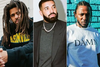 Havutse intambara ikomeye hagati ya Kendrick Lamar, Drake na J. Cole-VIDEO