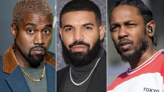 Kanye West yinjiye mu ntambara iri hagati ya Kendrick Lamar na Drake