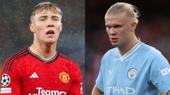 Erling Haaland yagiriye inama Rasmus Hojlund wa Manchester United