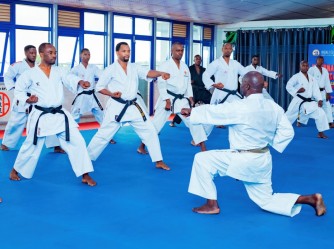 I Kigali hasojwe amahugurwa y’abakaratika basaga 60 yari agamije kuzamurira urwego rwa Karate mu Rwanda