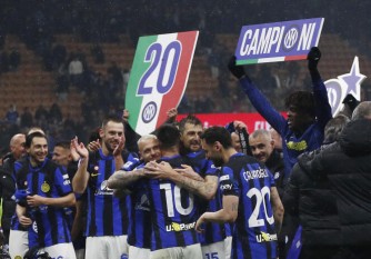 Inter Milan yegukanye igikombe cya 20 cya shampiyona