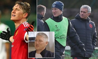 Bastian Schweinsteiger yagarutse ku mubano mubi yari afitanye na Jose Mourinho