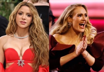 Shakira yashimiye Adele wamubaye hafi mu bihe bikomeye yanyuzemo