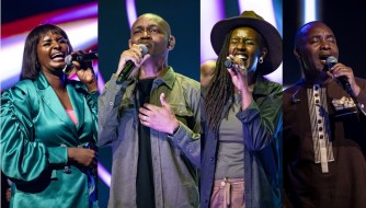 Gaby Kamanzi na Apôtre Apollinaire Habonimana bashyigikiye Fabrice&Maya bamuritse Album ya 7- AMAFOTO