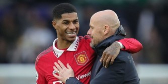 Marcus Rashford na Eric Ten Hag ntibakirebana ay'ingwe