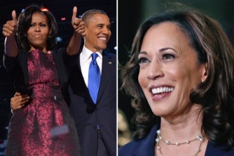 Barack na Michelle Obama bashyigikiye Kamala Harris