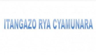 ITANGAZO RYA CYAMUNARA 