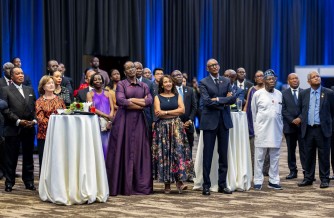 Perezida Kagame yakiriye 'ku meza' Abakuru b’Ibihugu n’abandi banyacyubahiro bitabiriye ibirori byo kurahira 