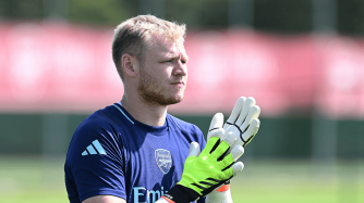 Aaron Ramsdale yacitse ingoyi ya David Raya muri Arsenal 