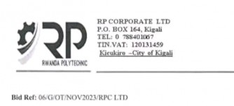 RP Corporate Ltd: Tender Notice