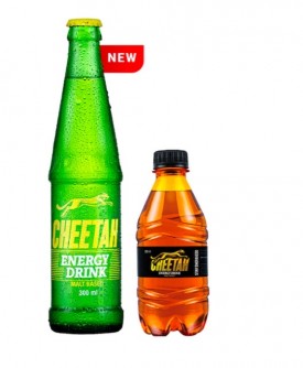 Ikinyobwa cya 'Cheetah Energy Malt' cyashyizwe mu icupa rishya