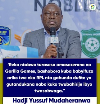 Hadji Mudaheranwa yavuze iby'iseswa ry'amasezerano hagati ya Rwanda Premier League na Gorilla Games