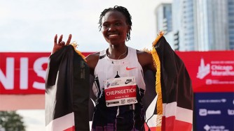 Ruth Chepngetich ukomoka muri Kenya yaciye agahigo mu gusiganwa ku maguru