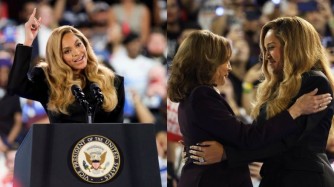 Beyonce yashishikarije abagore kujya inyuma ya Kamala Harris