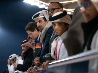 Perezida Kagame yakurikiye isiganwa rya Qatar Grand Prix