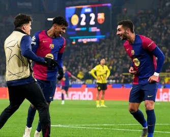 UEFA CL: Barcelona na Arsenal zabyitwayemo neza, ibya  Manchester City bikomeza kuyoberana