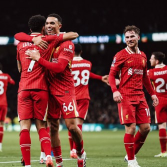 Premier League: Liverpool yatangiye  Noheli kuri  Tottenham Hotspur mu mukino w'imvura y'ibitego 